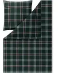 Estella Bettw&auml;sche Impulse, Dunkelgr&uuml;n, Textil, Graphik, 135x200 cm, pflegeleicht,