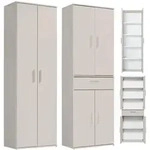 Mokebo Mehrzweckschrank, Kaschmir, Holzwerkstoff, 7 F&auml;cher, 60x180x34 cm,