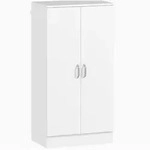 Okwish Schuhschrank, Wei&szlig;, Holz, 55x108x35 cm, Garderobe, Schuhaufbewahrung,