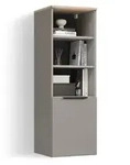 Livinity&reg; Universalschrank, Greige, Holzwerkstoff, 4 F&auml;cher, Rechteckig,