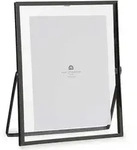Giftdecor Fotorahmen, Schwarz, Metall, 20.5x1x25.2 cm, Bilder und Zubeh&ouml;r,