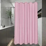 Duschvorhang, Rosa, Textil, 100x200 cm, Badtextilien, Duschvorh&auml;nge