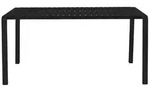 Zuiver Gartentisch, Schwarz, Metall, Rechteckig, 168.5x75x87.2 cm, Gartenm&ouml;bel,
