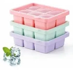 Eisw&uuml;rfelform, Mehrfarbig, Kunststoff, 4.5x15.5x12.5 cm, Essen & Trinken,
