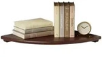 Relaxdays Eckregal, Braun, Holz, 40x3x40 cm, Wohnzimmer, Regale, Eckregale