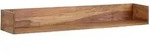 Kadima Design Wandregal, Braun, Holz, Echtholz,Sheesham, Rechteckig, 120x15x20 cm,