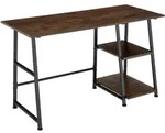 tectake Schreibtisch, Rost, Holzwerkstoff, Rechteckig, 50x73.5x120 cm, Arbeitszimmer,