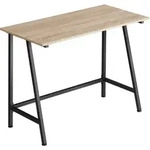 tectake Schreibtisch, Natur, Holzwerkstoff, Rechteckig, 50x77x100 cm, Arbeitszimmer,