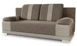 Schlafsofa, Beige, Kunststoff, 3-Sitzer, Rechteckig, 195x87x85 cm, Wohnzimmer,...