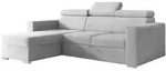 Mirjan24 Eckschlafsofa, Hellgrau, Kunststoff, L-Form,L-Form, 235x170 cm, Wohnzimmer,