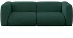 Altdecor Modulares, Dunkelgr&uuml;n, Kunststoff, 2-Sitzer, 228x70x89 cm, Wohnzimmer,