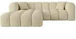 Altdecor Ecksofa, Taupe, Kunststoff, 5-Sitzer, L-Form, 231x173 cm, Wohnzimmer,...