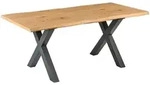 Beliani Esstisch, Braun, Holzwerkstoff, 6-Sitzer, Rechteckig, 90x76x140 cm,