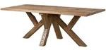 Massivmoebel24 Bassano, Natur, Holz, Echtholz,Teakholz, Rechteckig, 100x78x220...