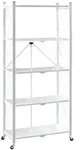 Proregal Klappregal, Wei&szlig;, Metall, 72x167x34 cm, K&uuml;chen, K&uuml;chenm&ouml;bel,