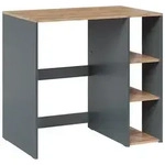 Vicco Waschmaschinenschrank, Anthrazit, Eiche, Holzwerkstoff, 2 F&auml;cher,...