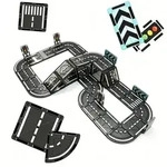 Relaxdays Magnetbausteine, Schwarz, Kunststoff, Metall, 7.5x7.5 cm, Spielzeug,