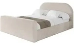 Altdecor Polsterbett, Beige, Textil, H3 + H4, 160x200 cm, Schlafzimmer, Betten,