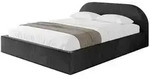 Altdecor Polsterbett, Schwarz, Textil, 160x200 cm, Schlafzimmer, Betten,