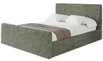 Altdecor Polsterbett, Olivgr&uuml;n, Textil, 160x200 cm, Schlafzimmer, Betten,