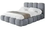 Altdecor Polsterbett, Grau, Textil, H3 + H4, 120x200 cm, Schlafzimmer, Betten,
