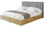 Altdecor Polsterbett, Grau, Textil, 180x200 cm, Schlafzimmer, Betten,...