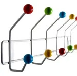 Design Delights Garderobenleiste, Mehrfarbig, Metall, 50x15x6 cm, Garderobe,