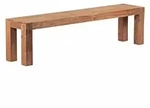 Kadima Design Esszimmerbank, Akazie, Holz, Echtholz,Akazie, Rechteckig, 180x45x35 cm,