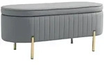 Homcom Sitzbank, Grau, Metall, Nachbildung,Kiefer, 1-Sitzer, F&uuml;llung:...