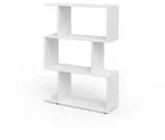 Vicco Raumteiler, Wei&szlig;, Holzwerkstoff, 6 F&auml;cher, Rechteckig, 70x97.4x23.8 cm,