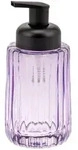bremermann Seifenspender,, Lila, Glas, 7.5x17x7.5 cm, Badaccessoires,