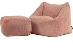icon Kindersitzsack, Pink, Textil, 100 L, Quadratisch, 55x44x55 cm, Wohnzimmer,