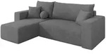 Altdecor Ecksofa, Taupe, Kunststoff, 3-Sitzer, L-Form, 249x139 cm, Wohnzimmer, Sofas