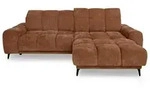 Beautysofa Ecksofa, Dunkelorange, Textil, L-Form, 275x182 cm, Wohnzimmer, Sofas...