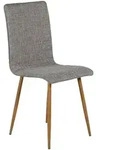 Livetastic Stuhl-Set, Grau, Metall, Textil, zylindrisch, 41x92x52 cm, Esszimmer,