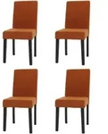 MCW Esszimmerstuhl, Orange, Textil, 42x90x50 cm, Esszimmer, St&uuml;hle,