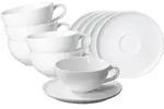Ritzenhoff Breker Teetassen, Wei&szlig;, Keramik, 0.18 L, Rund, 14x7x14 cm, Kaffee & Tee,