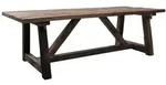 Massivmoebel24 Esstisch, Natur, Holz, Echtholz,Altholz, 8-Sitzer, Rechteckig,