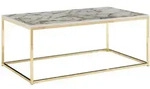 Kadima Design Couchtisch, Wei&szlig;, Metall, Rechteckig,Rechteckig, Stativgestell,