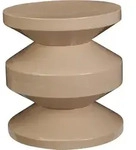 Home Styling Collection Metall-Beistelltisch, Beige, Metall, 31x33x31 cm,...