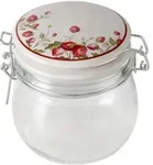Boltze Home K&uuml;chengef&auml;ss, Transparent, Glas, Rund, 11x11x11 cm,...