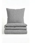 biberna Bettw&auml;sche-Garnitur, Grau, Textil, Uni, 135x200 cm, Schlaftextilien,