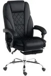 Vinsetto B&uuml;rostuhl, Schwarz, Textil, F&uuml;llung: Taschenfederkern, 67x119x72 cm,