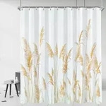 Duschvorhang, Gelb, Textil, 180x200 cm, Badtextilien, Duschvorh&auml;nge