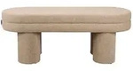Dutchbone Sitzbank, Beige, Kunststoff, 110x42x40 cm, Esszimmer, B&auml;nke,...