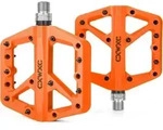 Fahrradpedale, Orange, Kunststoff, 12x1.5x12 cm, Freizeit, Sport & Fitness,