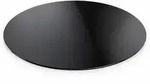 Relaxdays Glasplatte, Schwarz, Glas, 80x0.6x80 cm, Esszimmer, Tische, Esstische,
