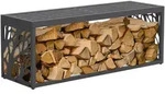 Ml-Design Kaminholzregal, Anthrazit, Metall, Rechteckig, 120x43x38 cm, Kleinm&ouml;bel,