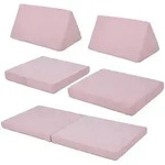 [en.casa] Spielsofa, Pink, Textil, 150x46x66 cm, Kinderzimmer & Jugendzimmer,