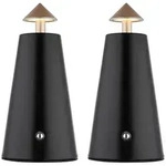 Globo Lighting 2X, Schwarz, Metall, 9x19x9 cm, Lampen & Leuchten, LED...